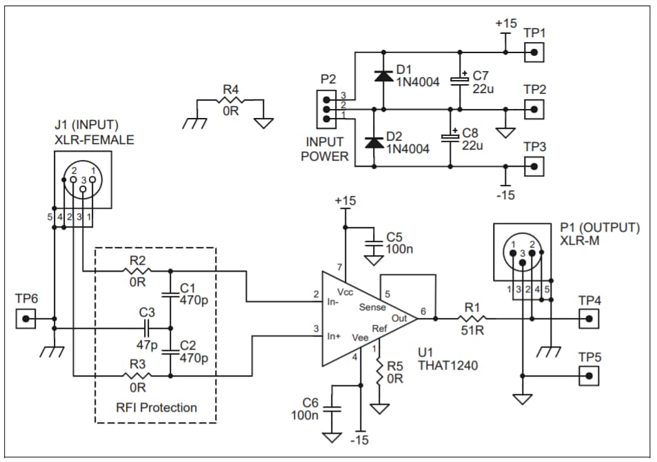 THAT Corporation THAT 1240 Series Demonstration Board